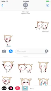 Funny Clock Animated Stickers screenshot 2