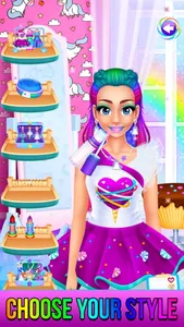 Rainbow Unicorn Candy Salon screenshot 1