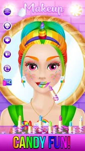 Rainbow Unicorn Candy Salon screenshot 2