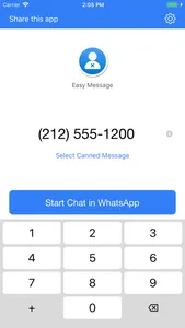 Easy Message for WhatsApp screenshot 1