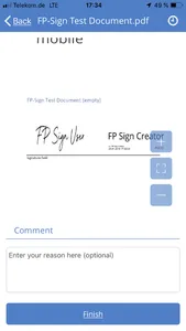 FP Sign mobile screenshot 5