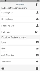 HomeComm Alarm screenshot 5