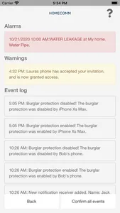 HomeComm Alarm screenshot 6