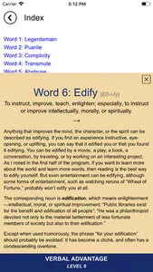 Verbal Advantage - Level 6 screenshot 4