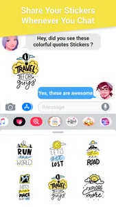 Colorful Quotes Stickers screenshot 1