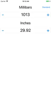 Millibar / Inches Calculator screenshot 3