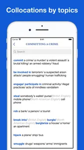 English Collocations By Topics screenshot 4