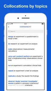 English Collocations By Topics screenshot 7