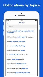 English Collocations By Topics screenshot 9