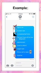 Bullet list Stickers screenshot 6