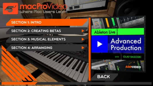 Adv Production Course for Live screenshot 1