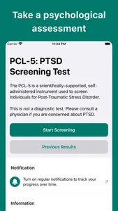 PTSD Test screenshot 0