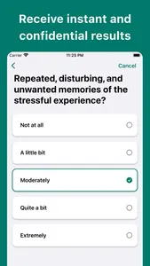 PTSD Test screenshot 1