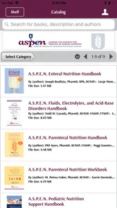 ASPEN eBooks screenshot 1