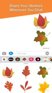 Autumn Leaves Emojis screenshot 2