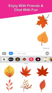 Autumn Leaves Emojis screenshot 3