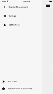 DeepNet Authenticator screenshot 2