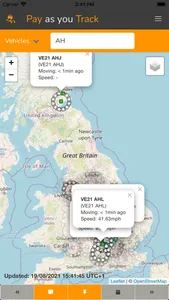 Pay as you Track - View screenshot 1