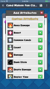 Card Maker Creator for CR screenshot 1