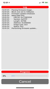 MSP432 BLE Firmware Updater screenshot 2