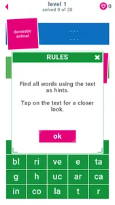 Mom's Words and Clues Game screenshot 1