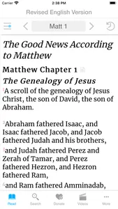 REV Bible App screenshot 0