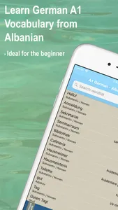 Albanisch Deutsch Vokabeln A1 screenshot 0