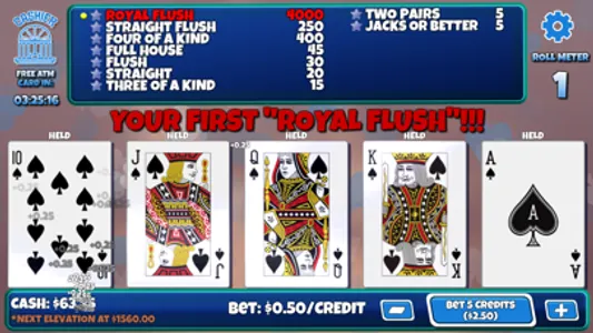 Elevated Video Poker screenshot 0