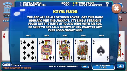 Elevated Video Poker screenshot 5