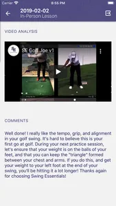 Swing Essentials Golf App screenshot 1