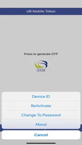 UB Mobile Token screenshot 2