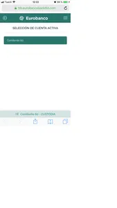 Eurobanco mobile screenshot 2