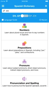 English - Spanish Dictionary screenshot 4
