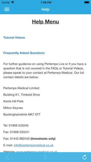 Pertemps Live screenshot 4