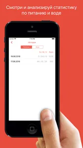 Учет калорий и воды screenshot 3