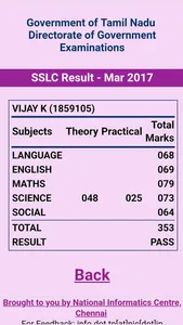TN SSLC Result screenshot 3