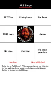 JRE Bingo screenshot 1