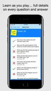 Cricket Trivia - Quiz Game screenshot 2