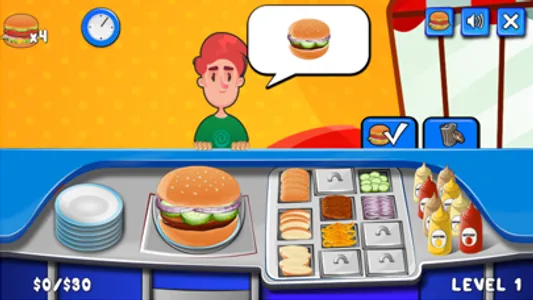 Burger Chef: Cooking Game screenshot 1