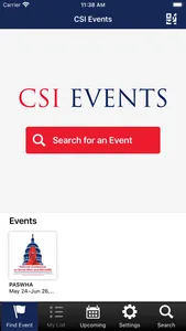 CSI Events screenshot 1