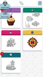 Pixelicious - Number Coloring screenshot 1