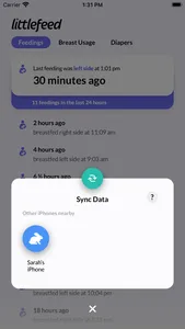 littlefeed - feed your baby screenshot 2