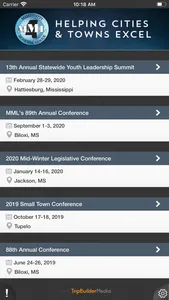 MML Events screenshot 1
