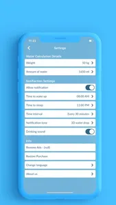 Water Reminder App screenshot 1