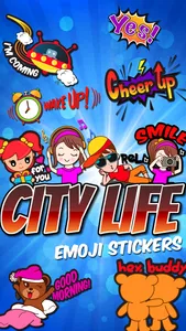 City Life Emoji Stickers screenshot 0