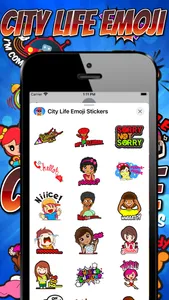 City Life Emoji Stickers screenshot 2