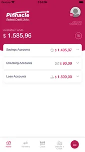 Pinnacle FCU Mobile screenshot 2