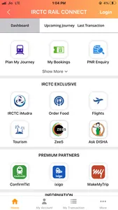 IRCTC Rail Connect screenshot 1