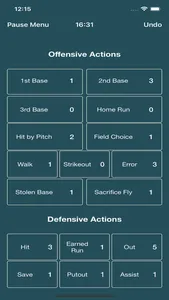 Baseball StatKeeper screenshot 1