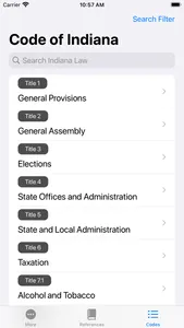 Indiana Law Codes screenshot 0